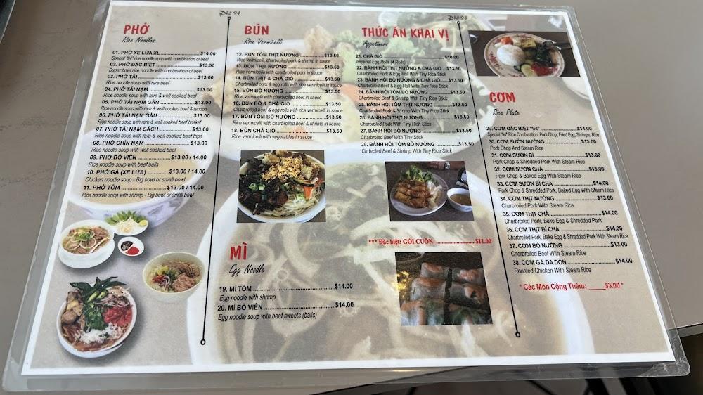 Phở 94 Restaurant Bún Thịt Nướng