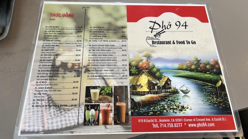 Phở 94 Restaurant Bún Thịt & Chả Giò